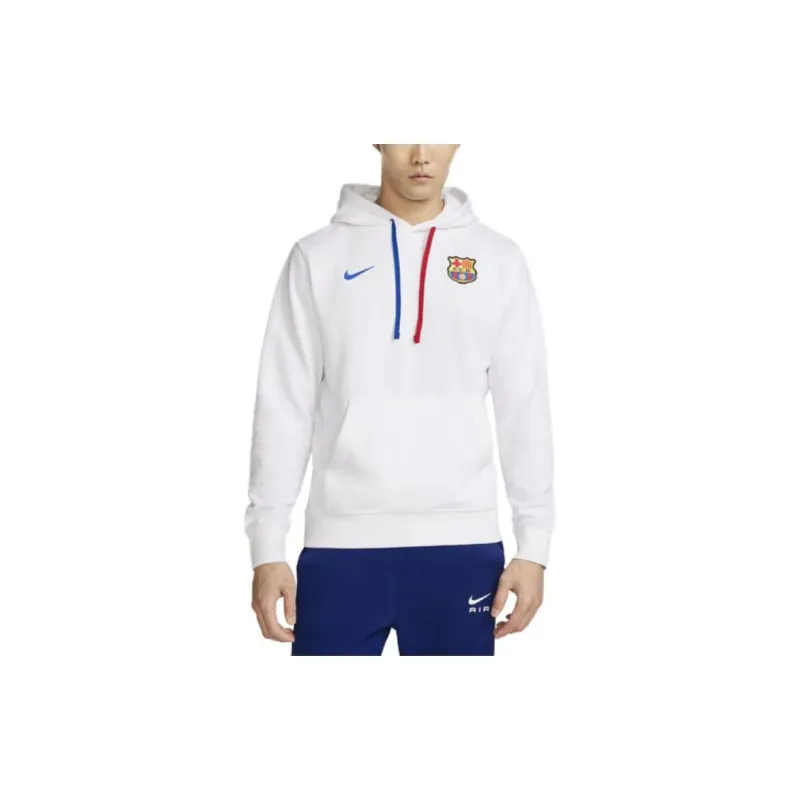 Nike Fc Barcelona Club Men's Nike Soccer French Terry Pullover Hoodie-5