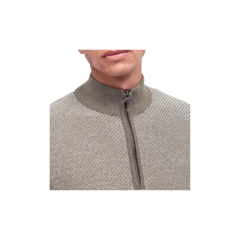 BARBOUR SS24 Knitwear Men Gray Green-4