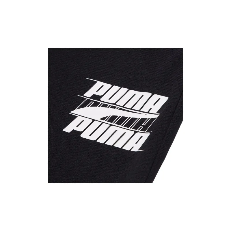 PUMA Rebel Bold Casual Pants Men's Black-4