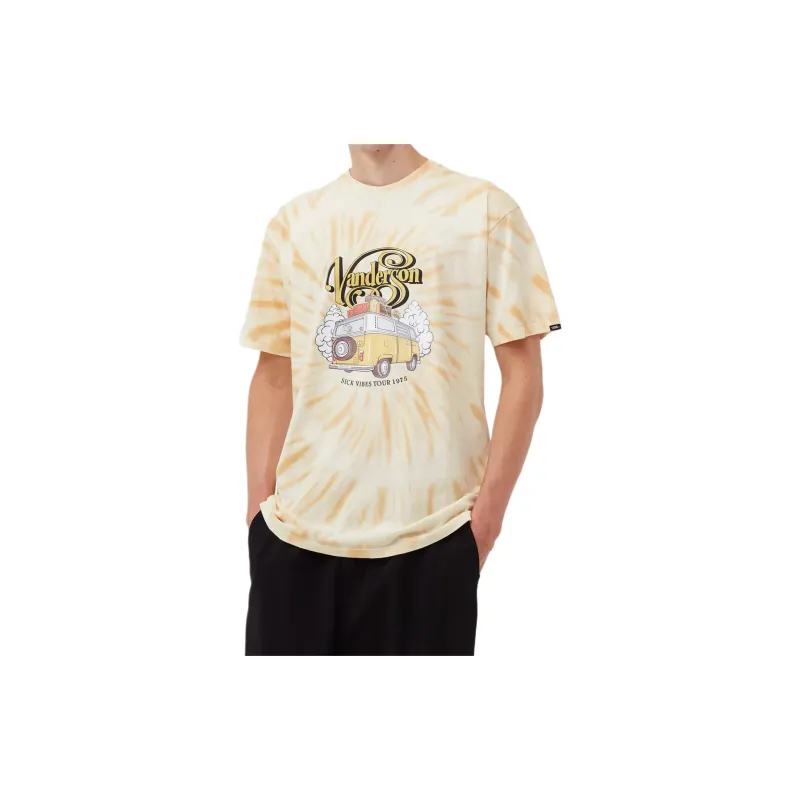 Vans T-Shirts Men Yellow-3