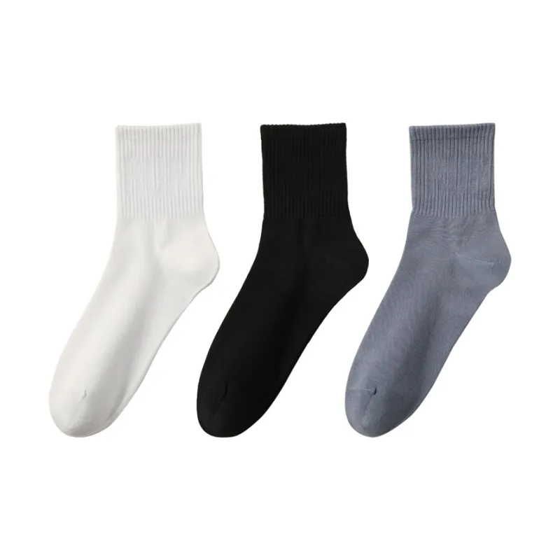 MIIOW Trend Party Series Mid Calf Socks Men's 3 Pack-0
