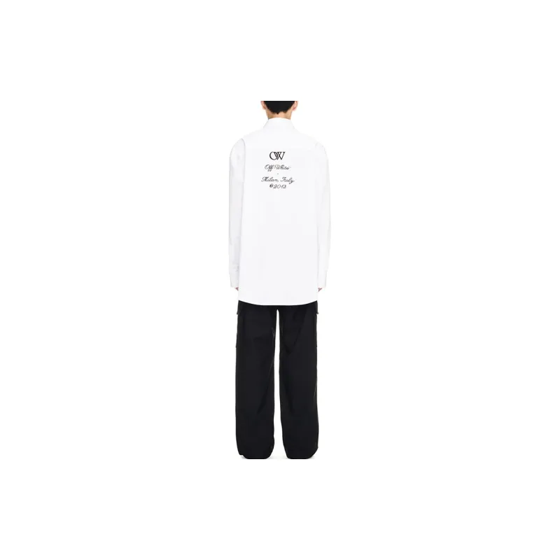 OFF WHITE Embroidered Shirt-3