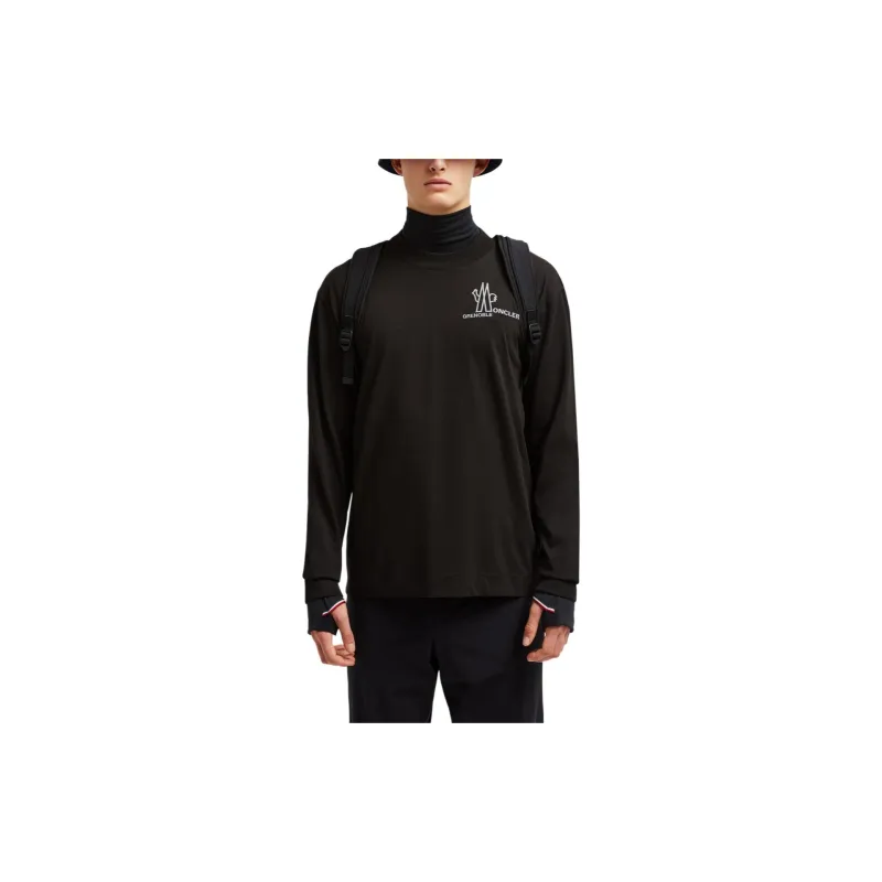 Moncler Logo Detailed Long Sleeved T Shirt-2