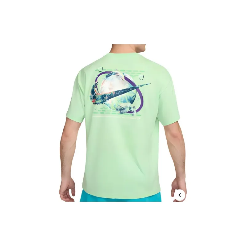 Nike T Shirts Men Green-2