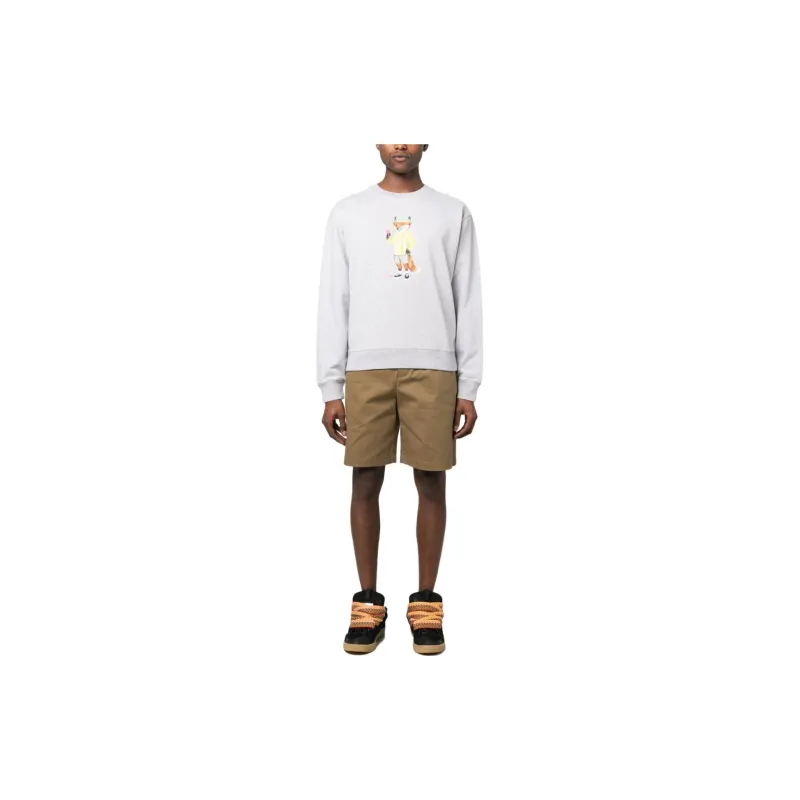 Maison Kitsune Sweatshirt Men's Light Gray-3