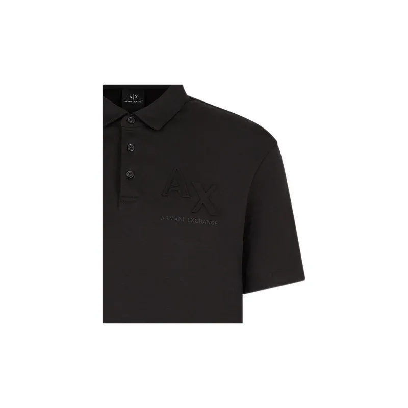ARMANI EXCHANGE Polo Shirts Men Black-5
