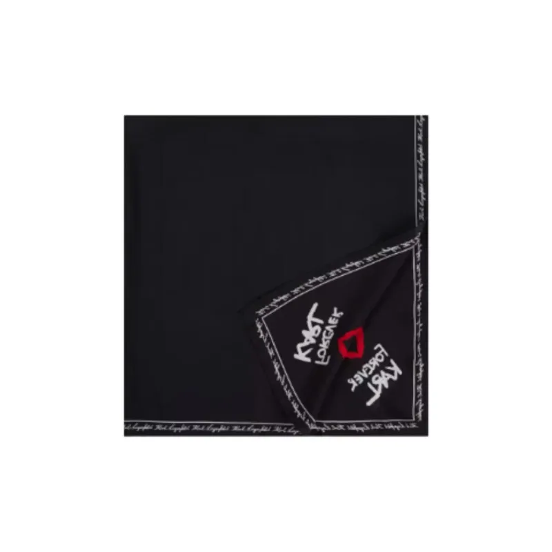 KARL LAGERFELD Regenerated Cellulose Fiber Silk Scarves Women's Black-1