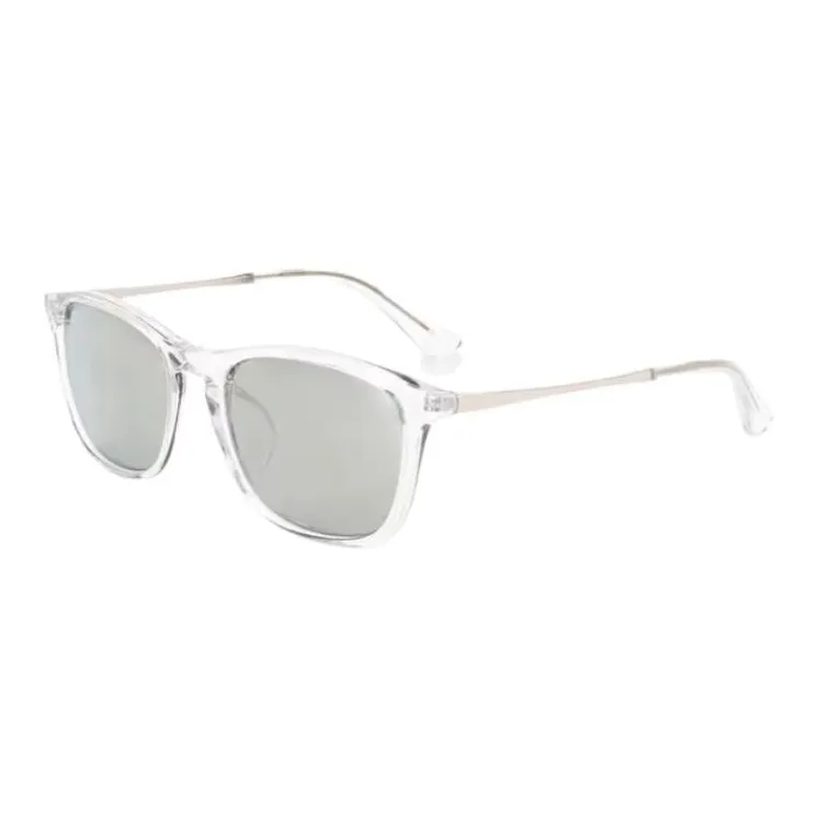 JINS TR90 Square Sunglasses Kids' Transparent-0