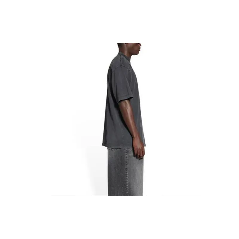 Balenciaga Property Large Fit Vintage T shirt-3
