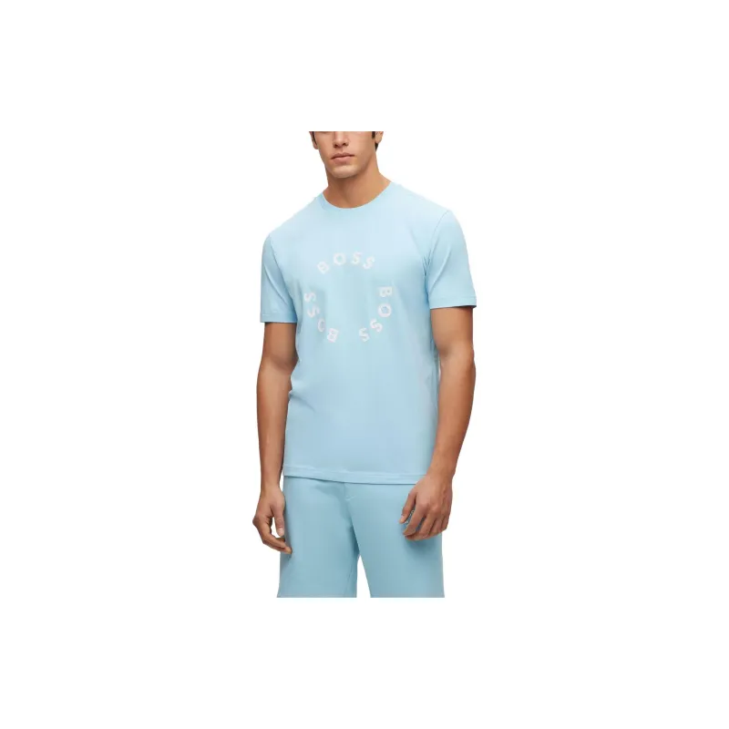 HUGO BOSS T Shirts Men Light Blue-1