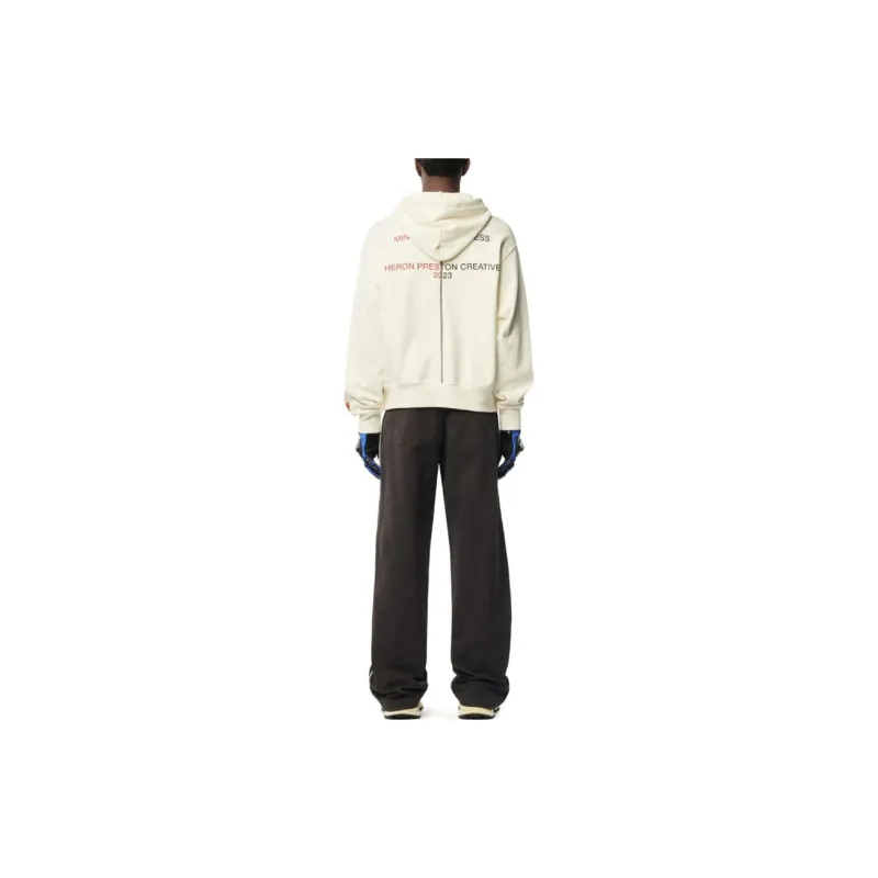 HERON PRESTON H.P.C Security Tape Cotton Hoodie-2
