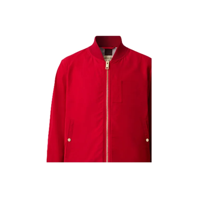 Burberry Jackets Coats Men's Red-4