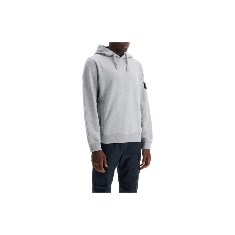 STONE ISLAND Compass Patch Drawstring Hoodie-1