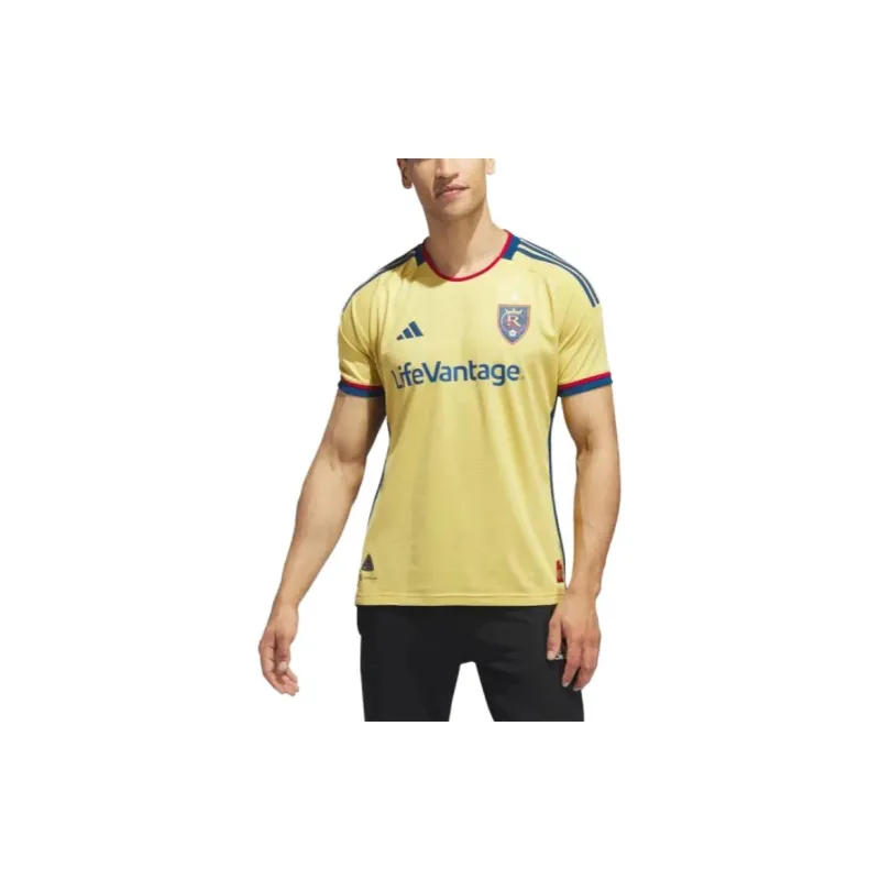 Adidas Real Salt Lake T-Shirts Men Yellow-2