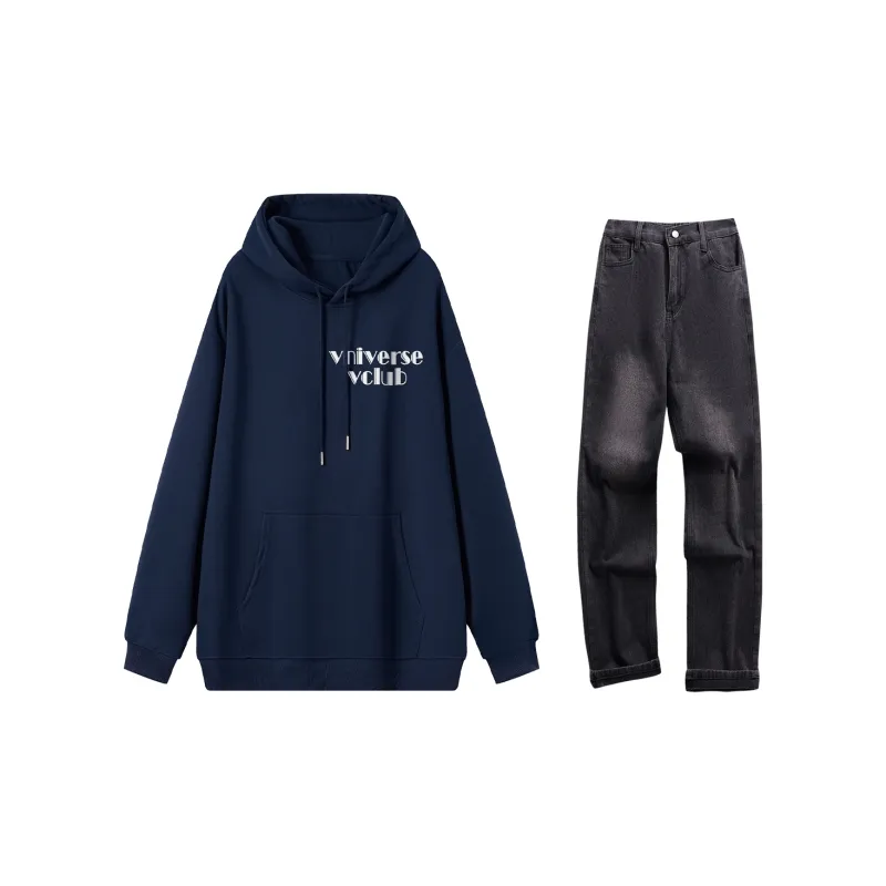 VniVerseVClub Sweatshirt Set Unisex-15
