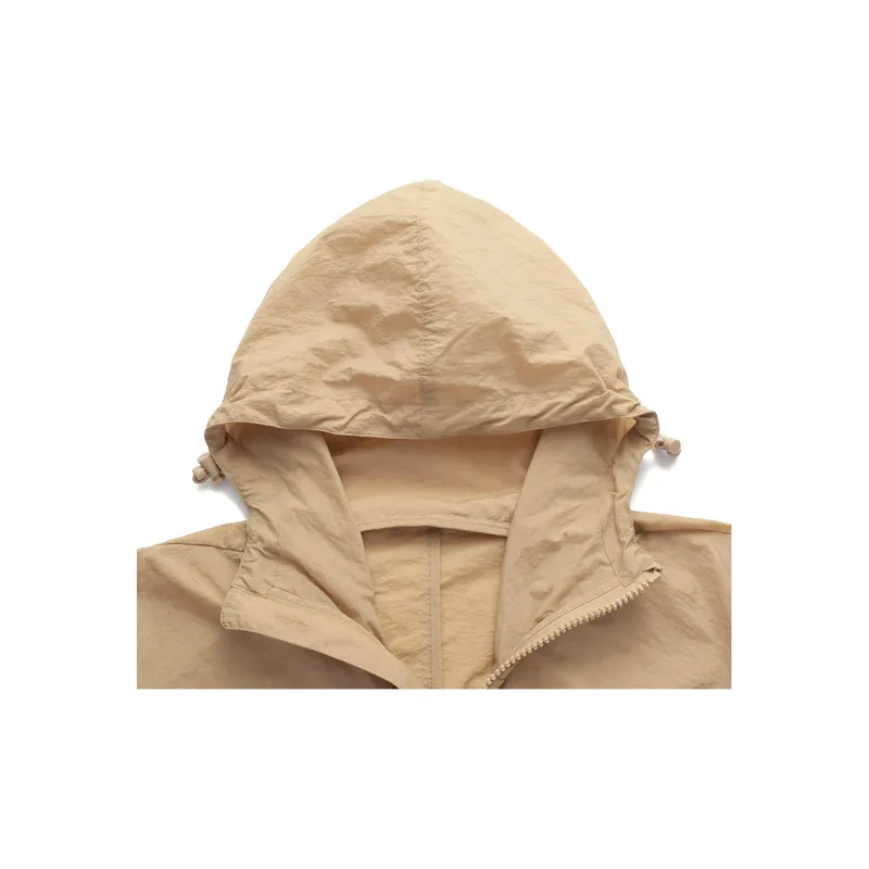 ARMANI EXCHANGEAE SS23 Trench Coat Men's Dark Beige-4
