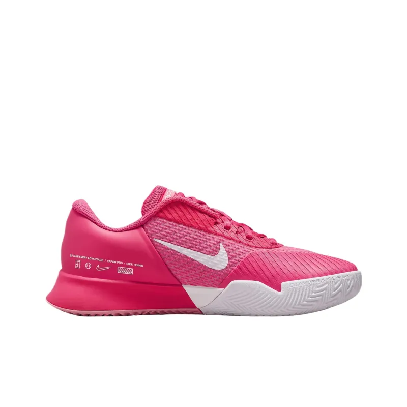 Nike Court Air Zoom Vapor Pro 2 Clay Aster Pink Hot Punch White Women's-1