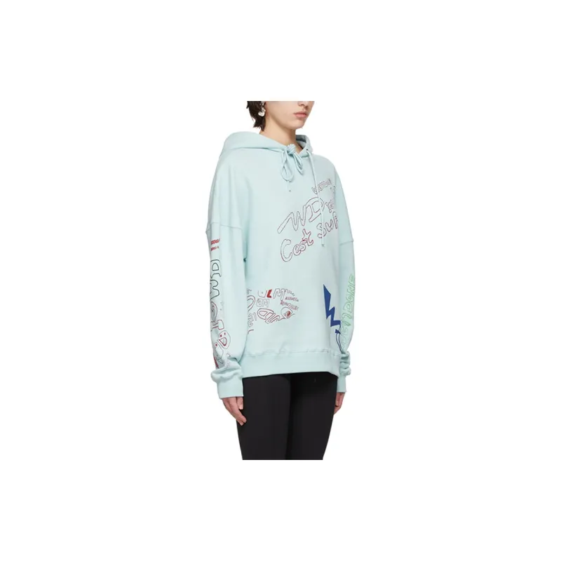 WE11DONE Graffiti V1 Hoodie-4