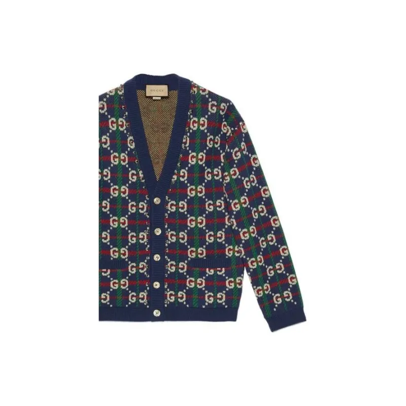 GUCCI Sweaters Men Blue-5