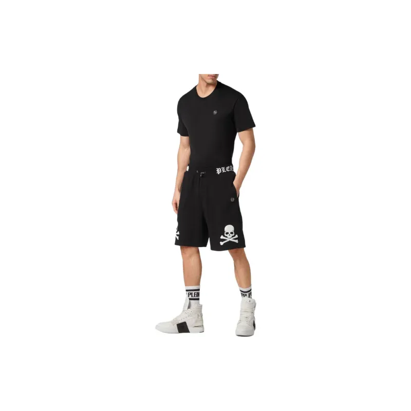 PHILIPP PLEIN Graphic print Track Shorts-1