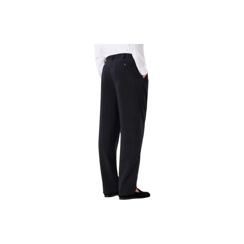 GIORGIO ARMANI Pleated Twill Trousers-3