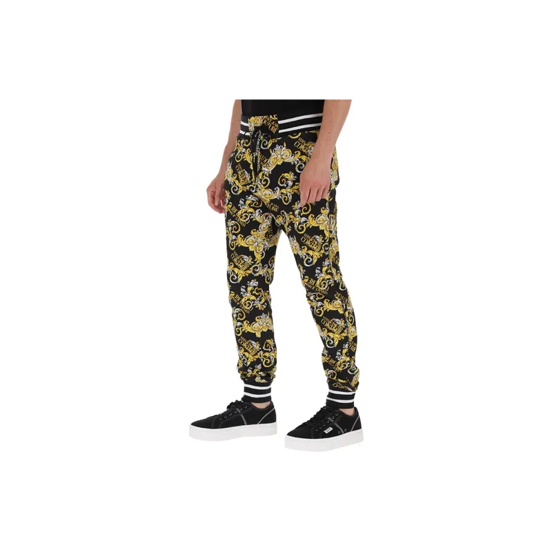 VERSACE JEANS COUTURE SS21 Jogger Casual Pants Men's Black-3