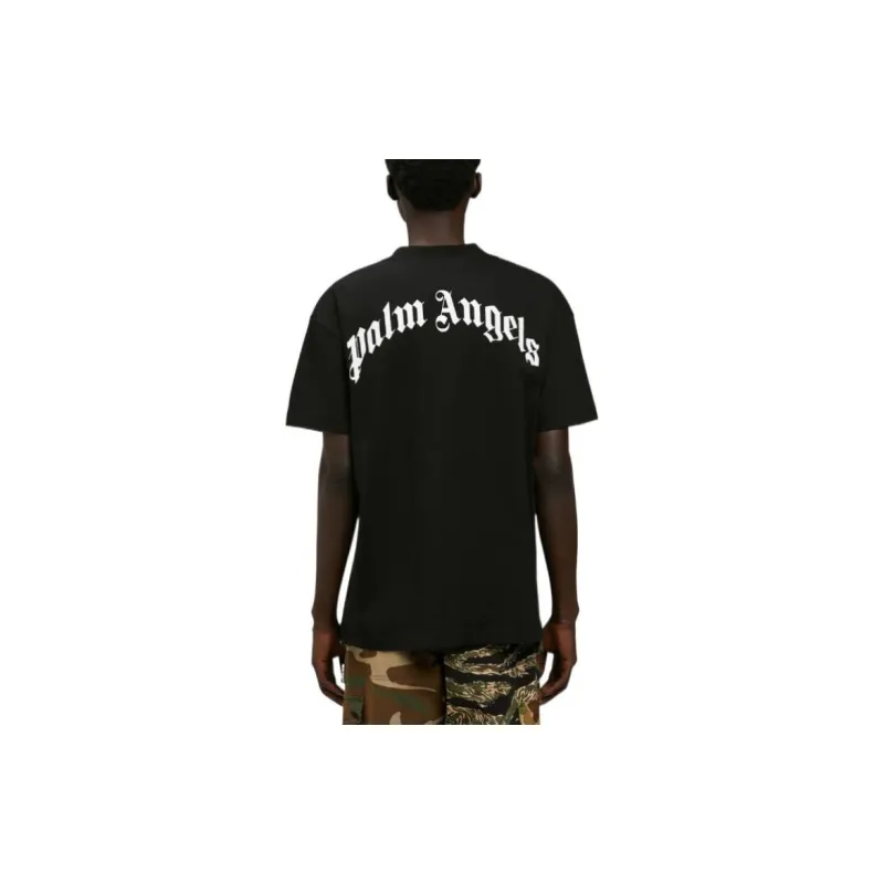 PALM ANGELS Shark Organic cotton T shirt-3