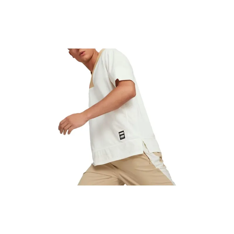PUMA Run Ciele T Shirts Men White-4