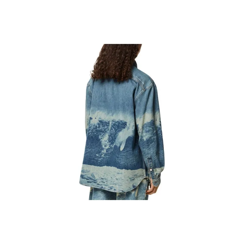 LOEWE X Paula's Ibiza Surf print Shirt-3