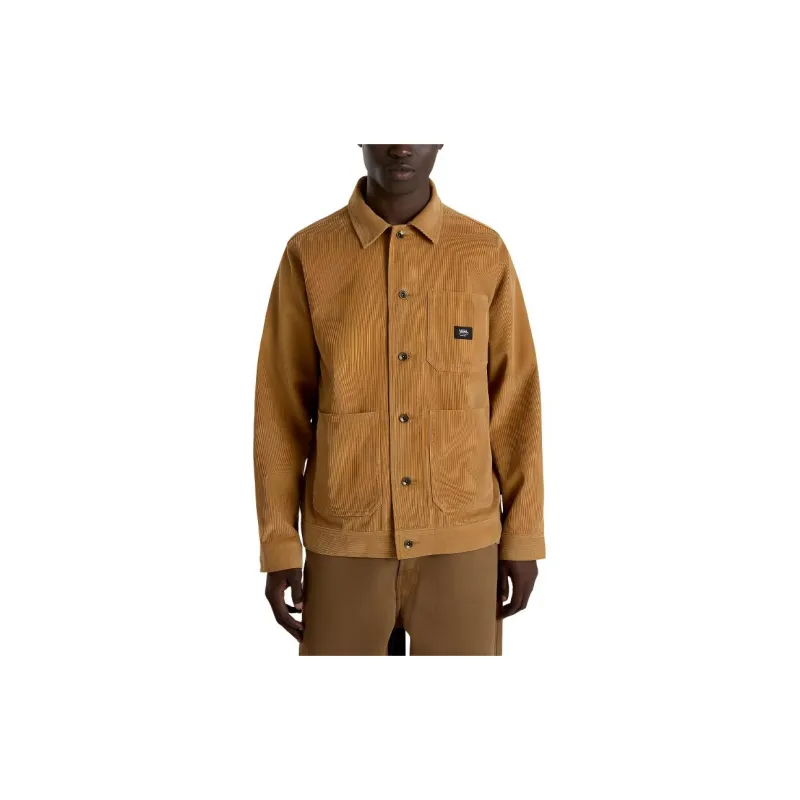 Vans Giacca Chore In Drill Di Velluto A Coste Jackets Coats Men's Brown-2
