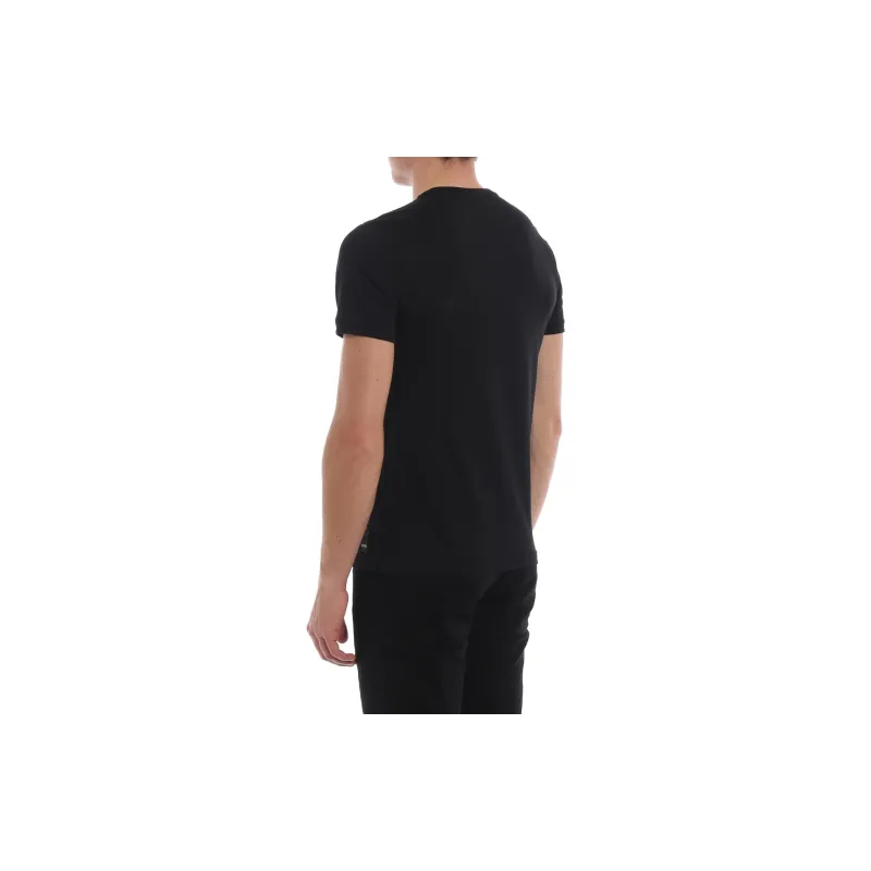 FENDI T Shirts Men Black-2