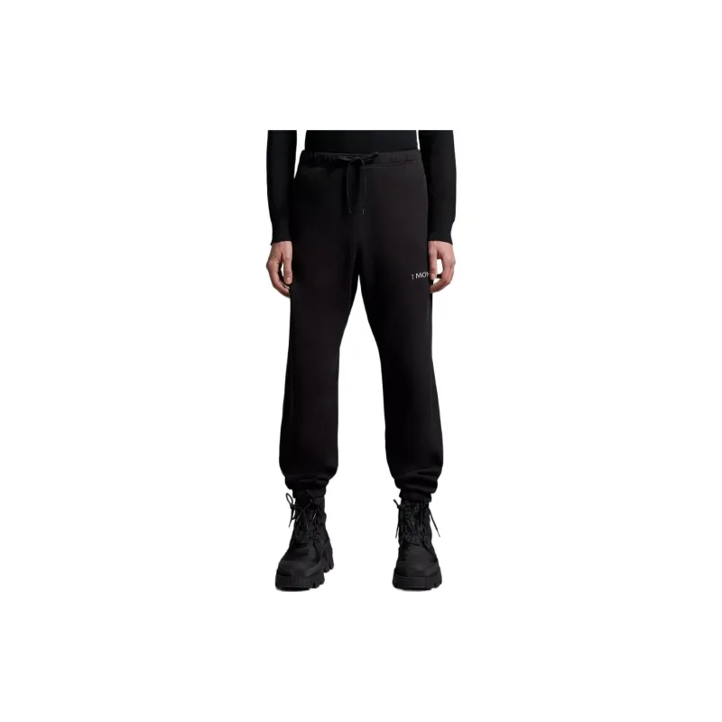 Moncler Knitted Sweatpants Men Black-2