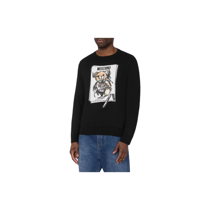 MOSCHINO Teddy Bear Printed Sweatshirt-1