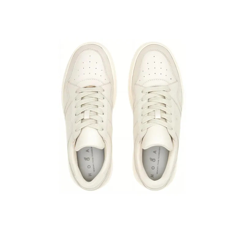 HOGAN Skyscraper Low Top Skateboard Shoes Women's White-4