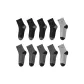 Black 4 Pack+Dark Gray 4 Pairs+Light Gray 2 Pack