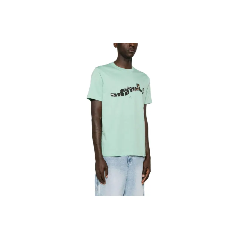 PS By Paul Smith Dominoes Logo print T shirt-2