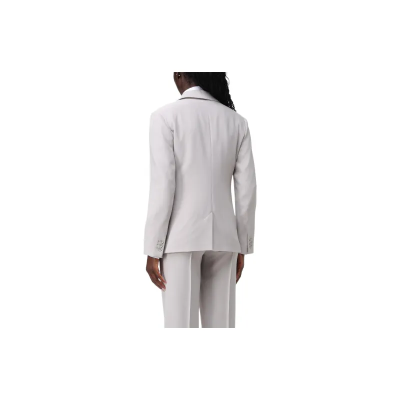 'S MAX MARA Business Suit Coat Women's Light Gray-1