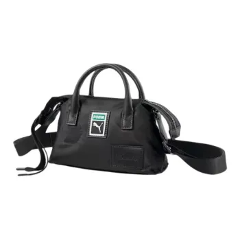 PUMA Polyester Shoulder Bag Crossbody Bag Handbag Mini Women's Black