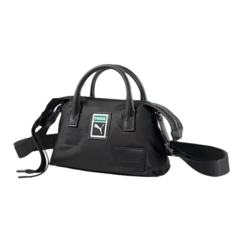 PUMA Polyester Shoulder Bag Crossbody Bag Handbag Mini Women's Black