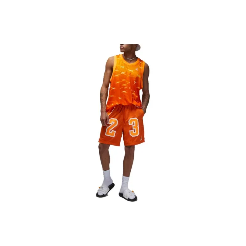 Jordan Essentials Casual Shorts Men Orange-1