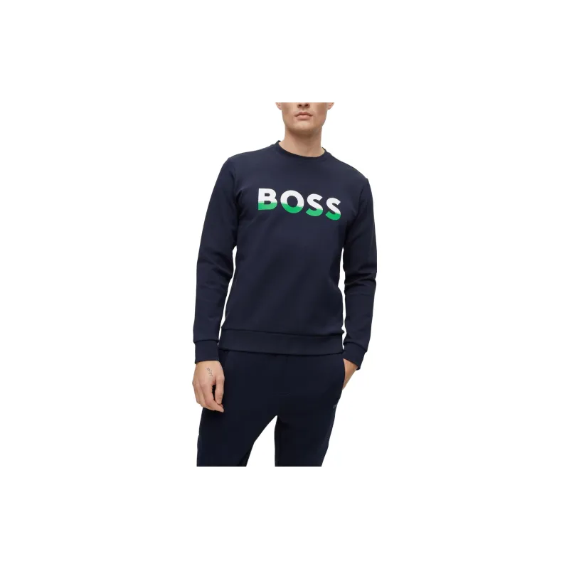 HUGO BOSS Salbo 1 Logo-print Sweatshirt-1