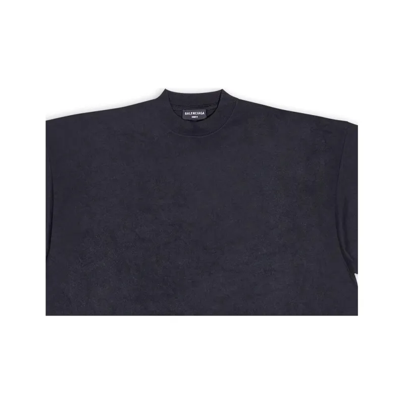 Balenciaga Women's Vintage Tab Oversized T Shirt-4
