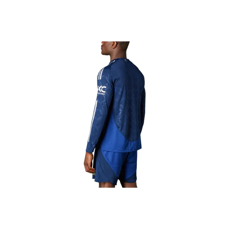 Adidas Free Shipping With AdiClub Manchester United 24/25 Long Sleeve Away Authentic Jersey-2