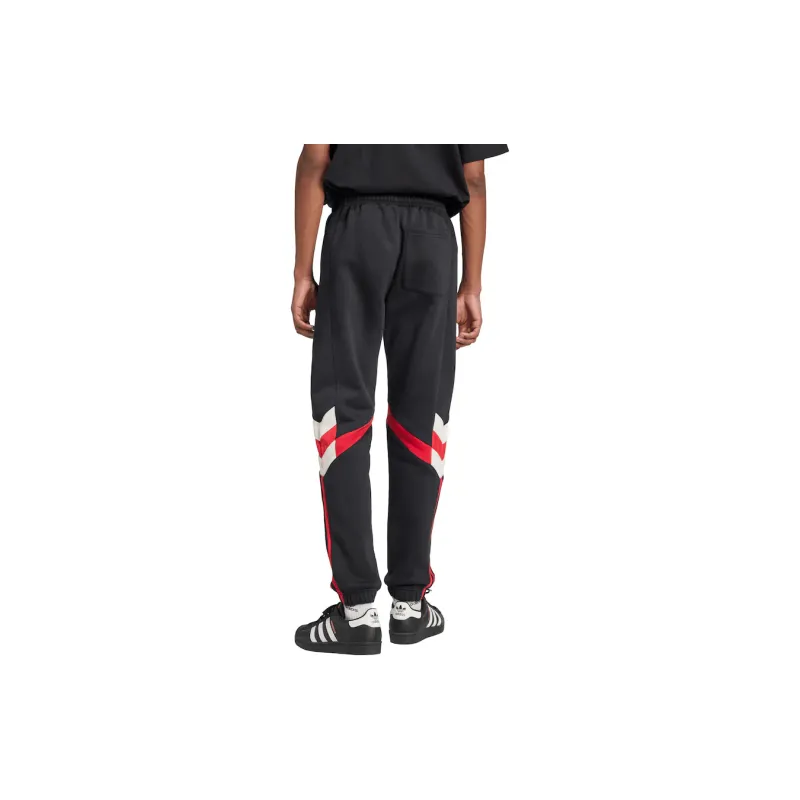 Adidas Originals Knitted Sports Pants Men's Black/Red-4