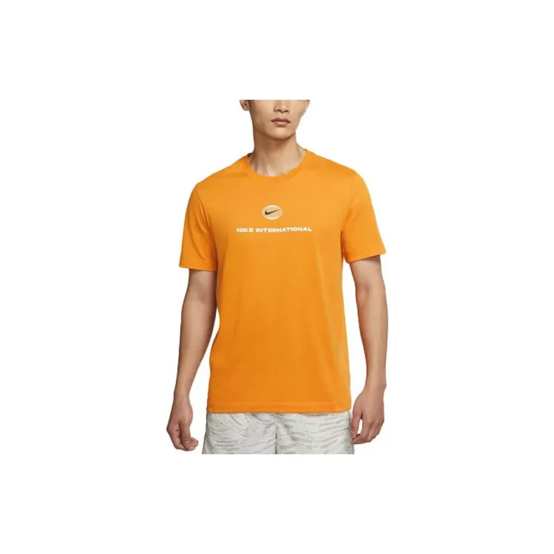 Nike T Shirt Men's Light Curry Yellow-2