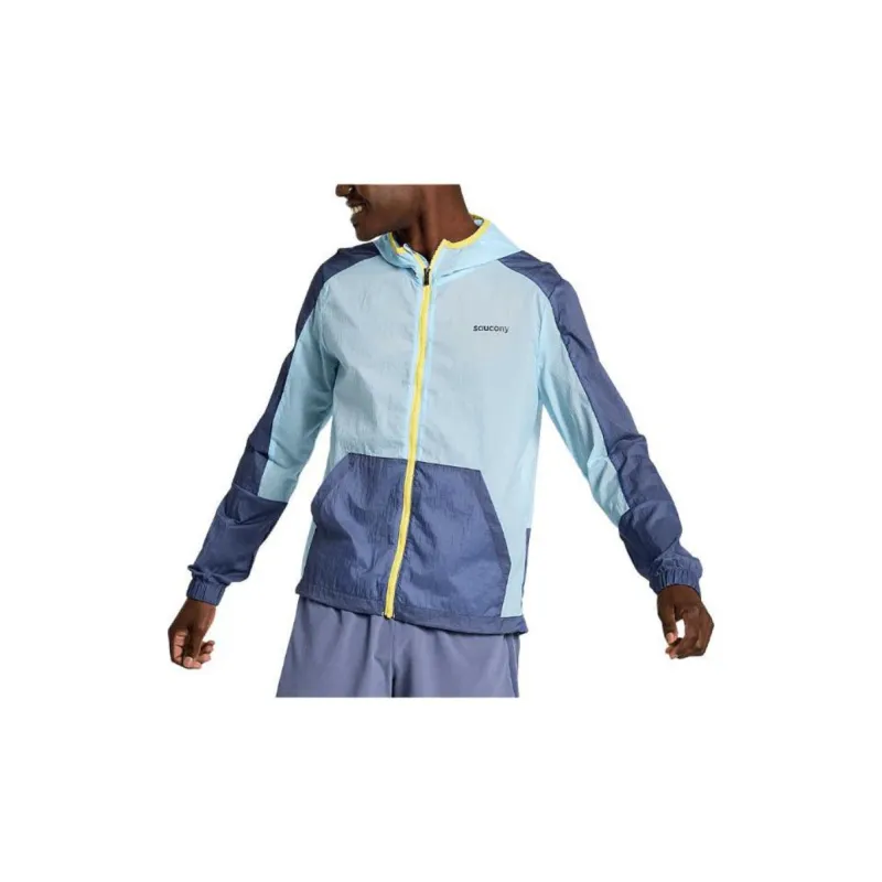 Saucony Elevate Packaway Jacket Jackets Coats Men's Teal-4