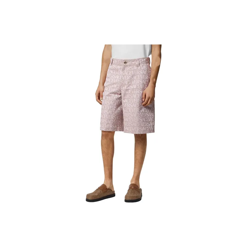 VERSACE Allover Jacquard Bermuda Shorts-3