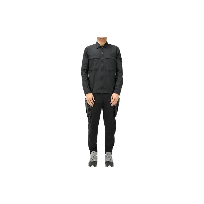 STONE ISLAND STONE ISLAND SHADOW PROJECT Series Cargo Pants Men Black-3