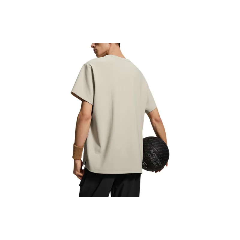 LINING Wade Collection T Shirts Men Oat Gray-2