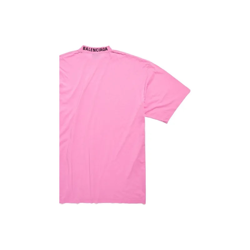 Balenciaga T Shirts Unisex Pink-3